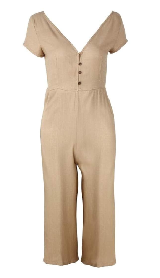 denim playsuit long sleeve