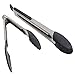 12 Inch BBQ Tongs 2pcs Stainless Steel Barbecue Grilling Tongs for Cooking, Barbecue, Baking, Toast.
