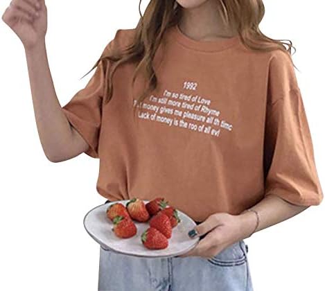 Amazon マノンクローゼット 4カラー ロゴt 半袖tシャツ ゆったり 夏 夏服 韓国ファッション レディース S Xl オレンジ Xs Tシャツ カットソー 通販