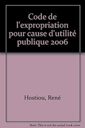 Code de l'expropriation pour cause d'utilité publique