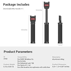 SmallRig Interview Microphone Handle, Stretchable