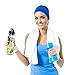 32oz. Sport Fruit Infuser Water Bottle by Danum - Top or Bottom Infusion, Leak-proof, Flip-Top, Dual Hand Grips, made of BPA-Free Eastman Tritan with Multiple Color Options & Free Recipe Ebook