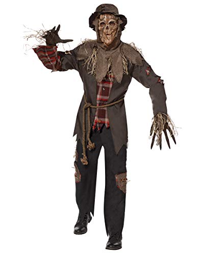 Spirit Halloween Adult Haunting Scarecrow Costume | Scarecrow Cosplay | Classic Halloween Costume