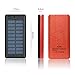 Solar Charger Portable Charger Power Bank 24000mah Huge Capacity 3 USB Output Ports Backup Battery Packs Compatible with Tablet HTC Android and Other Smart Devices
