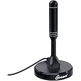 Chaowei Digital HDTV Antenna with Magnetic Base,16.5feet Coaxial HDTV Cable-Portable Indoor Outdoor High Gain TV Aerial for 4