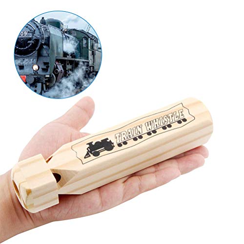 image for Onwon Solid Wood Train Whistle 4 Tones Wooden Whistle Thomas The Train