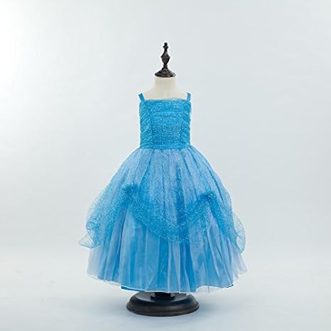 Amazon Co Jp Dresstell ディズニー 子供ドレス 子供服 Cinderella シンデレラガールズワンピース シンデレラドレス プリンセスドレス コスプレ衣装 C1511 子供110 ホビー