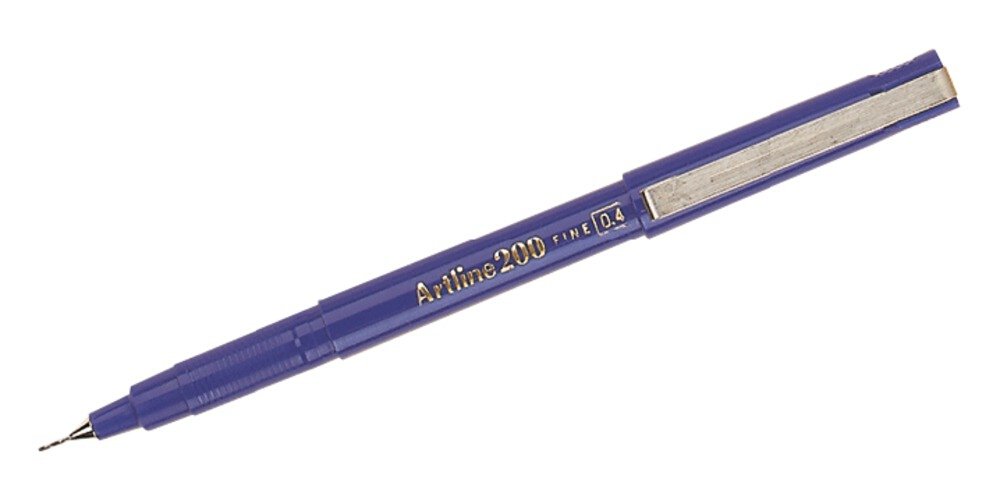 Artline 200 Fineliner Pen Fine Blue (Pack of 12) A2003