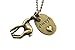 necklace Bronze Always, Deer, Heart
