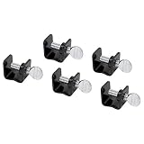 AES Industries Mini Panel Clamp 5 Pack - Usable 1/2" Jaw Opening with 1/2" Throat Depth