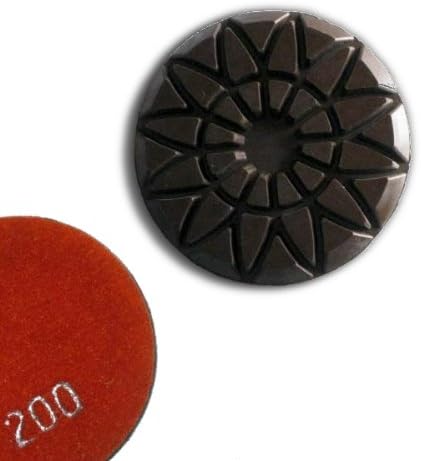 3" Grit 200, Rose-Type Dry Concrete Polishing Pad
