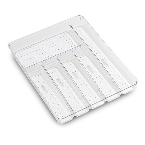 Madesmart Silverware Tray, Large, White