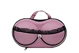 Yonger Underwear Lingerie Bra Case Storage Travel Bag Lingerie Bag for Silica gel Bra Pink
