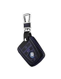 Estuche para llaves de coche (Piel Auténtica para BMW i3 i8 2014 2016 2017 Wallet Titular Remote Car Key Cover