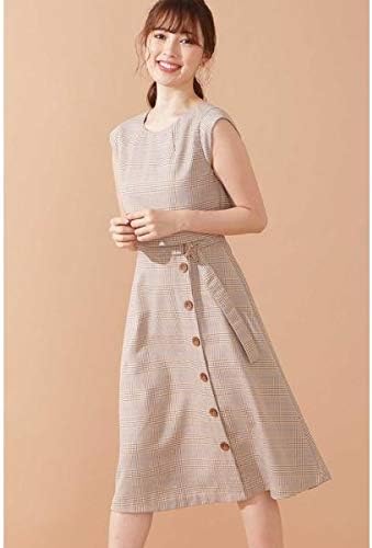 Amazon ジルバイジルスチュアート Jill By Jillstuart Ray 5月号掲載 カラーラインチェックワンピース モカ M ワンピース チュニック 通販