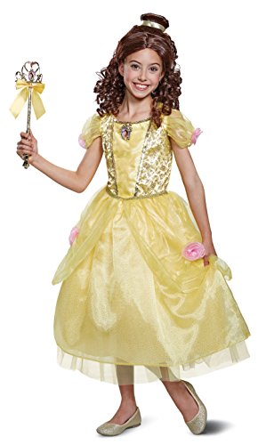 Disguise Belle Deluxe Child Costume, Yellow, Size/(4-6x)