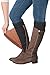 Isadora Paccini Women's Cable Knit Leg Warmers, One Size, LW14, Charcoal