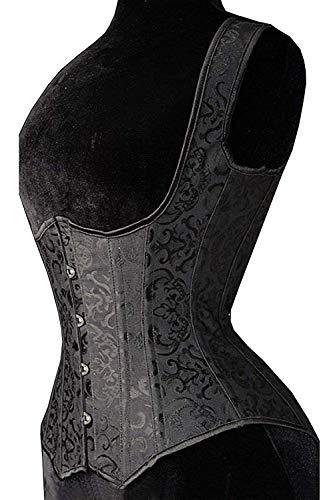 1 SHAPERX+Burlesque+Underbust+Training+SZ1827+2+Black+S