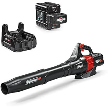 Snapper HD 48V MAX Electric Cordless 450 CFM Leaf Blower Kit with 2.0 Battery and Charger, 1687968, BL48K