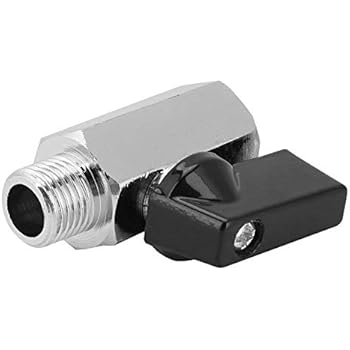 Oumij Water Cooling System G1/4 Threads Valve Water Ball Valve Easy and Convenient to Use and Install Great Accessory for Computer Water Cooling System Tight Sealing and Precise Screw Thread