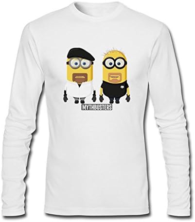 CNTJC Men's Mythbusters Minions Long Sleeve Shirt XXXL