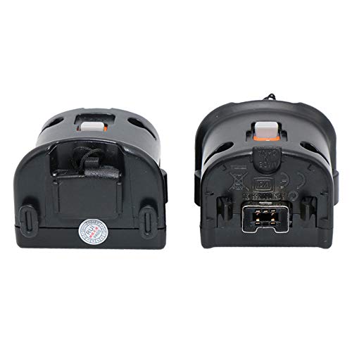 SogYupk Wii Motion Plus Adapter for Original Nintendo Wii Remote Controller(Black,Set of 2)