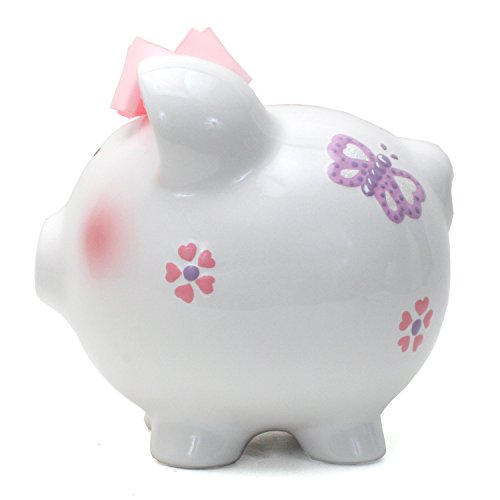 Child to Cherish Piggy Bank Large, Butterfly