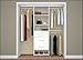 ClosetMaid 1937140 SuiteSymphony Modern 25-Inch Closet Organizer with Shelves and 4-Drawers, Pure White