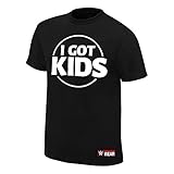 Heath Slater I Got Kids I Need This Job WWE Authentic Mens Black T-shirt