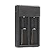 18650 Battery Charger KESHEE KS2 2 Bay LED Display Speedy Smart Charger for Rechargeable Li-ion Batteries with 0V Restoration Activation Function