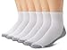 Hanes Men's Socks, Double Tough Ankle Socks, 6 and 12-Pack