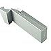 KAKAKA Aluminum Cigarette Case Box Holder for Slim Cigarette (100mm) with USB Rechargeable Cigarette Lighter (Silver)