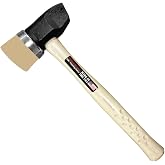 Powernail 5MI Iron Tan Capped Rubber Mallet for Flooring Nailers &amp; Staplers (4 lbs)