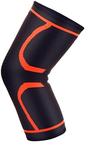 Compression Knee Sleeve cap for Women &amp; Men Running, Biking, Basketball Sports, Joint Pain Relief -Single Wrap (S)