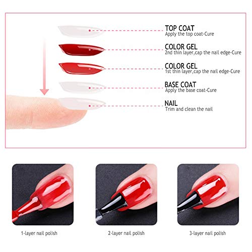 Coscelia Gel Nail Polish 12 Colors 10ml Soak Off Nail Art Manicure