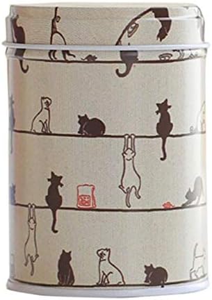 KKRIIS 9 Style Double Cover Tea Storage Tins Caddy Canister Exquisite Box Sugar Candy Coffee Food,picture show