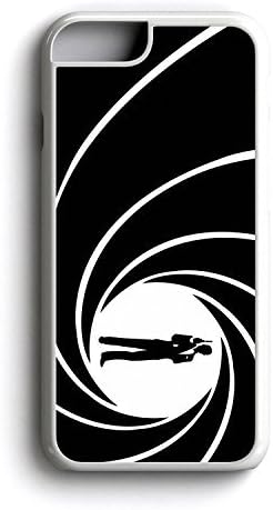 VC 76 - Varisca - Minimalistic James Bond iPhone 6 Plus Case Rubber Frame White Fit For iPhone 6 Plus