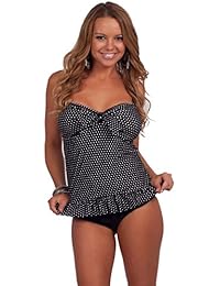 Yellow Sexy Cross Cross Tie Back Square Neck Swimwear