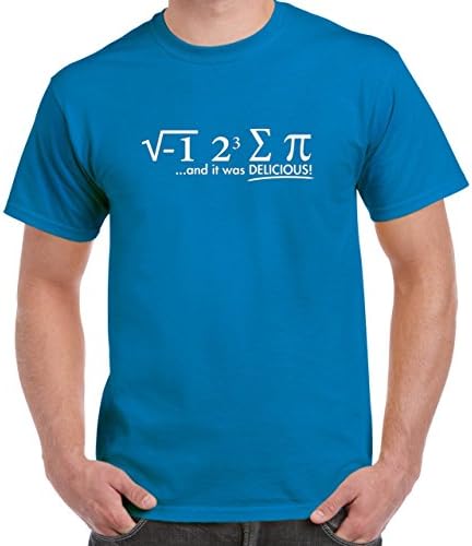 I Eight Sum Pi T-Shirt Youth M Sapphire
