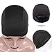 Leeons 5 PCS Spandex Dome Style Wig Cap, Ultra Stretch Black Dome Cap, Elastic Hairnets Wig Caps for Men Women (S/Black)