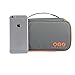 VIGBAGNIA Triple Layer Travel Cord Organizer Electronics Accessories Case USB Drive Shuttle Travel Gear Carry Bag for Phone Charger and Cable