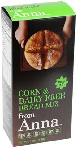 Corn And Dairy Free Bread Mix Breads From Anna Gluten Soy Rice Corn Dairy And Nut Free 19 Oz By Breads From Anna Amazon Co Uk Grocery