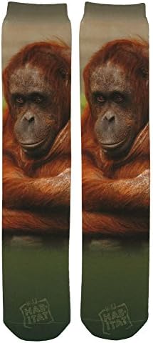 Wild Habitat Orangutan Sublimation Tube Socks