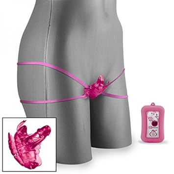 Butterfly mit Dildo, 38 Stufen - Pink - Sextoys für Frauen > Vibro-Slips
