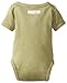 L'ovedbaby Unisex-Baby Organic Cotton Kimono Short Sleeve  Bodysuit, Sage, 3/6 Months