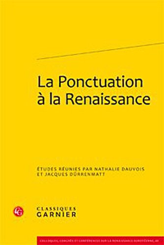La  ponctuation à la Renaissance