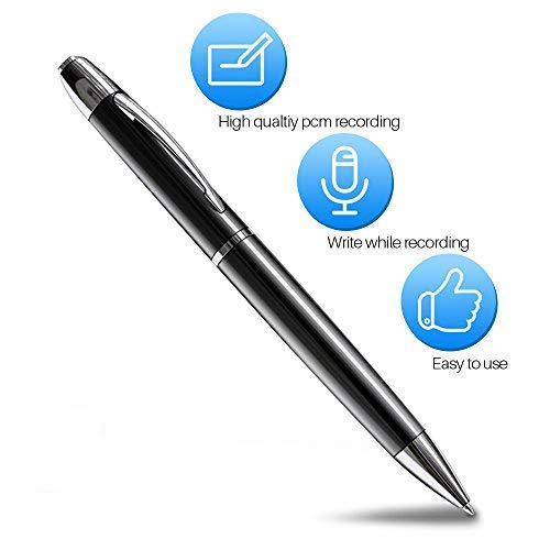 image for Digital Voice Recorder for Lectures - EVIDA 16GB Voice Activated Audio