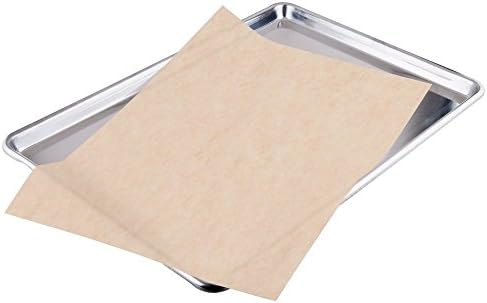 Unbleached Quilon Coated Parchment baking sheet pan liners 12" x 16" (300 ct) with exclusive recipe incl, baking paper, baking parchment, cooking paper