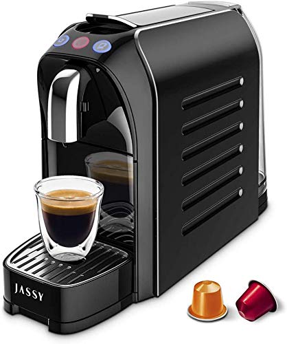 Espressomaschine Kapsel Kaffeemaschine Kompatibel mit Nespresso Originalkapseln, 19 Bar Druck Espresso Kaffeemaschine…
