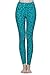 Cokar Green Swimwear Ladies Full Length Swim Leggings Swimming Tights, Dark green, Asian XL = US L